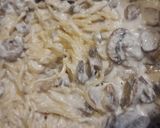 Foto del paso 3 de la receta Espaguetis con champiñones en salsa de anacardos