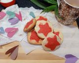 A picture of step 10 of Vanilla heart cookies.
