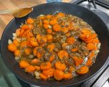 Une image de l'étape 9 de Carottes au cumin et persil.