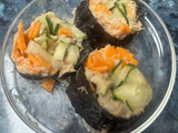 Makis de atún y verduras
