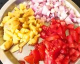A picture of step 1 of Kathiyawadi masala khichadi.