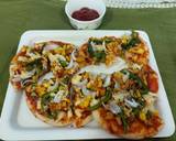 Paneer tikka pizza recipe step 3 photo