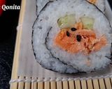 Foto langkah ke 7 dari resep Maki Sushi (Sushi Roll).