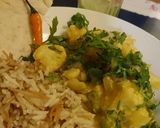 A picture of step 4 of Vegan Korma.