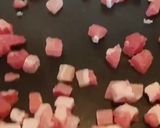 Foto del passaggio 2 della ricetta Mezze maniche con ricotta e pancetta croccante 👍