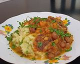 Foto del paso 6 de la receta: Estofado de alubias rojas y chori veg, acompañado de puré de papa y coliflor -vegano- :)