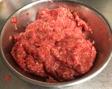 A picture of step 2 of Cheese Hamburg Steak.