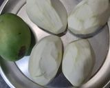 A picture of step 1 of Raw mango chutney.