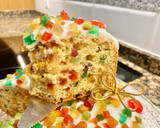 Foto del paso 16 de la receta: Pastel con sabor a Panettone (Cake with Panettone flavor)