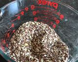 A picture of step 1 of Flex seed waffle.