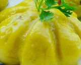 Hình bước làm 4 của món Bánh bí đỏ tôm thịt