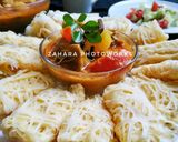 Foto langkah ke 4 dari resep Roti Jala Kuah Kari.