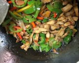 彩椒豬肉絲的食譜步驟4照片