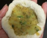 A picture of step 5 of Baked Aloo Naan.