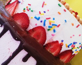Foto del paso 11 de la receta: Pastel de dos sabores con cheesecake de Oreo