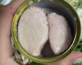 Foto del paso 3 de la receta: Ensalada primaveral de berros y pollo al natural