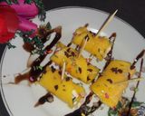 A picture of step 6 of Mango cheese roll.