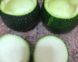 Foto del paso 1 de la receta: Calabacines luna rellenos