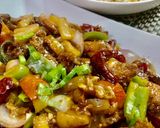 A picture of step 8 of Pineapple Chicken.