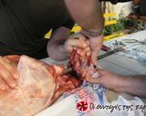 A picture of step 2 of Lamb on the spit.