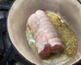 Une image de l'étape 4 de Rôti de porc au cidre, sirop d'érable et herbes aromatiques.