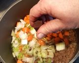 A picture of step 4 of Hearty Beef & Barley Soup.