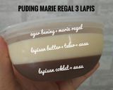 Foto langkah ke 7 dari resep Puding Marie Regal porsi Keluarga Kecil (hemat telur).