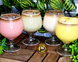 A picture of step 4 of Flavour Infused Iced Latte In Four Different Types.