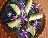 A picture of step 6 of Pandan Crepe with Young Green Rice Filling.