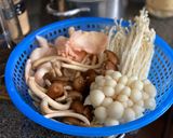 Hình bước làm 1 của món Bánh Xèo Nấm