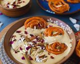 Foto del paso 2 de la receta: Rabdi (Rabri)🌹🇮🇳 Natilla india de pistachos, cardamomo y agua de rosas