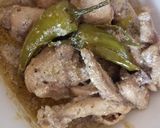 A picture of step 3 of Chicken White Karahi.