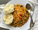 Foto langkah ke 3 dari resep Nasi Goreng Kerang Saus Padang.