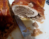 Gesztenyés pulykarolád recept fázis 4 fotója