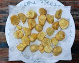 A picture of step 2 of Goguma Mattang (South Korean Candied Sweet Potatoes).