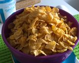 A picture of step 3 of Cornflakes Chocolate Cookies.