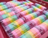 Foto langkah ke 10 dari resep Mini rainbow roll cake.