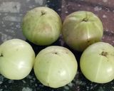 A picture of step 1 of Sundried amla papad.