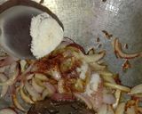 A picture of step 2 of Onion Cumin Rice.