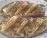 Foto del paso 3 de la receta: Berenjenas con atún y Provolone al orégano en microondas