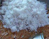 A picture of step 4 of Haldi Patra Pitha/Enduri Pitha(made with turmeric leaves).