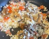 A picture of step 3 of Cauliflower Rice With Mushrooms & Basil 🌿 🌱.