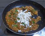 A picture of step 6 of Diwani handi (in green gravy).