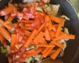 Zöldségragu csirkével recept fázis 2 fotója