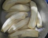 A picture of step 5 of Peanut stew and matoke.