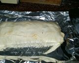 Foto del paso 9 de la receta: Hogaza de pan rellena de beicon, tres quesos y setas