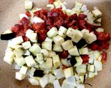 A picture of step 3 of My Chorizo + Veg Mix on Pasta. 🤗🤗.