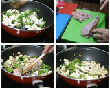Foto del paso 2 de la receta: Pavo salteado con espinacas