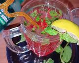 A picture of step 4 of Pink mojito.