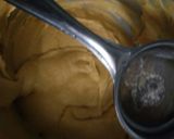 A picture of step 2 of Besan sev (Gram flour sev).